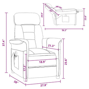 Sedia da massaggio Talpa 70.5 x 96.5 x 95 cm Tessuto 348407