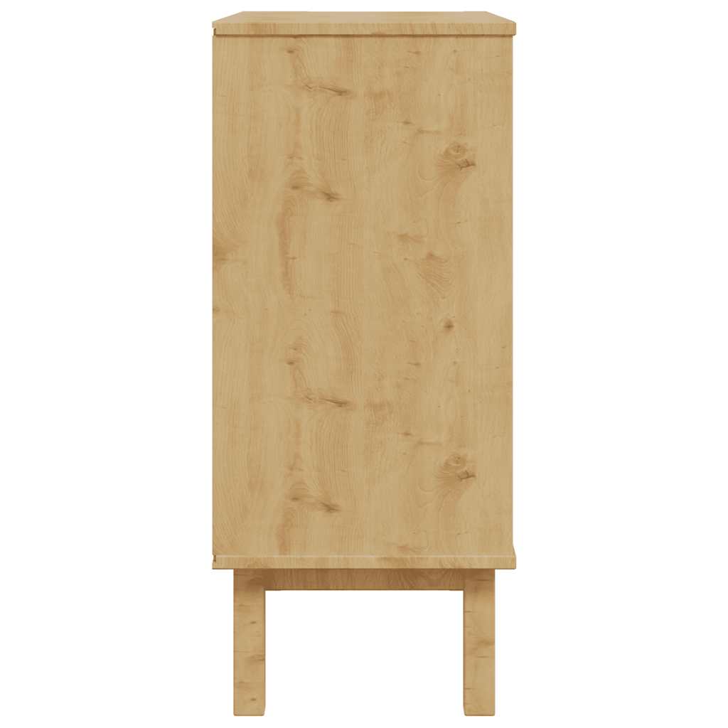 Cassettiera OTTA 76,5x39,5x90 cm in Legno Massello di Pino 348582
