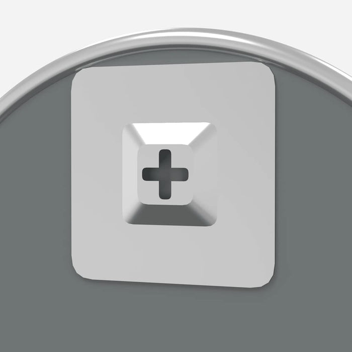 Specchio da Parete Argento Ã˜ 20 cm Rotondo