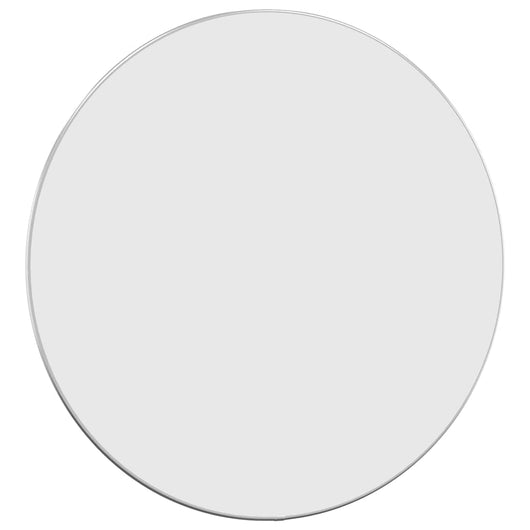 Specchio da Parete-Specchio a muro Argento ? 60 cm Rotondo