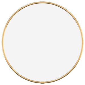 Specchio da Parete Dorato Ø 30 cm Rotondo