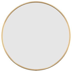 Specchio da Parete Dorato Ø 40 cm Rotondo 348180