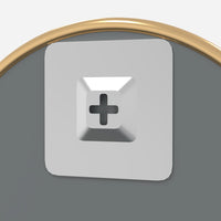 Specchio da Parete-Specchio a muro Dorato ? 50 cm Rotondo