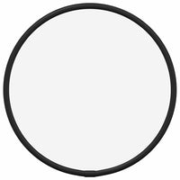 Specchio da Parete Nero Ã˜ 20 cm Rotondo