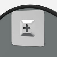 Specchio da Parete Nero Ø 20 cm Rotondo 348183