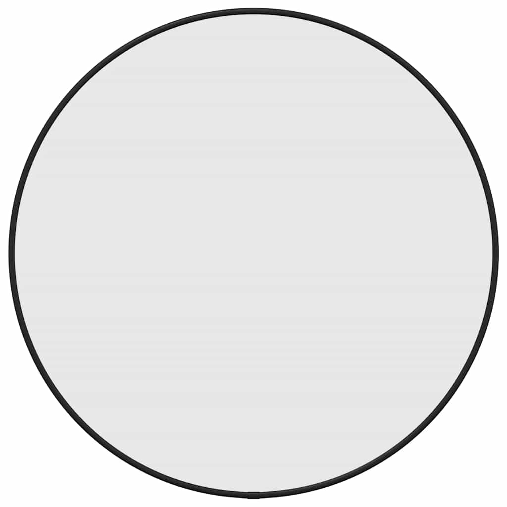 Specchio da Parete-Specchio a muro Nero ? 50 cm Rotondo