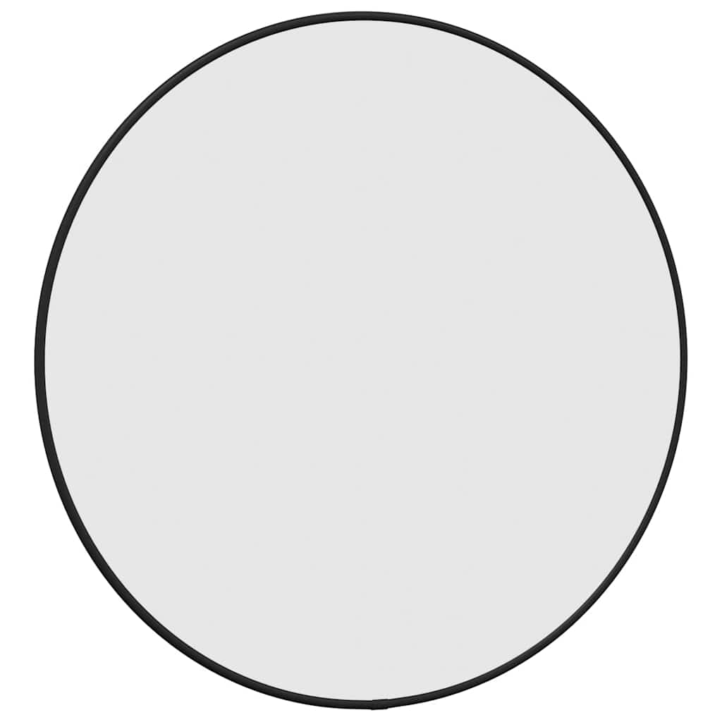 Specchio da Parete-Specchio a muro Nero ? 50 cm Rotondo