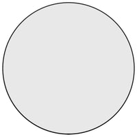 Specchio da Parete Nero Ø 60 cm Rotondo 348187