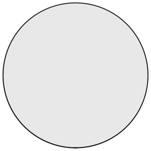 Specchio da Parete Nero Ø 60 cm Rotondo