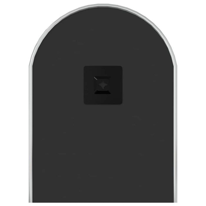 Specchio da Parete Argento 60x25 cm Ovale