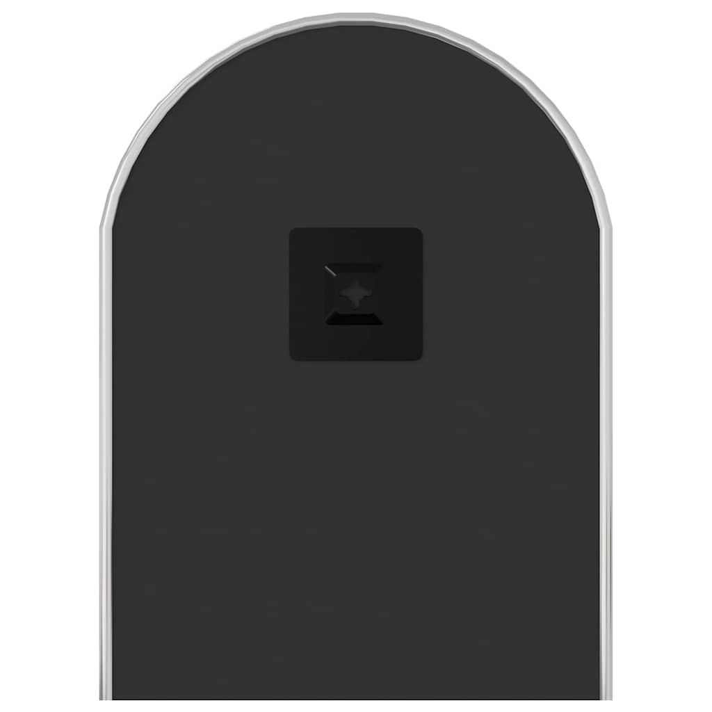 Specchio da Parete-Specchio a Muro-Specchio Decorativo Argento 60x25 cm Ovale