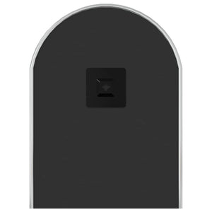 Specchio da Parete-Specchio a Muro-Specchio Decorativo Argento 60x25 cm Ovale