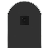 Specchio da Parete Argento 60x25 cm Ovale 348190