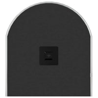 vidaXL Specchio da Parete Argento 70x30 cm Ovale