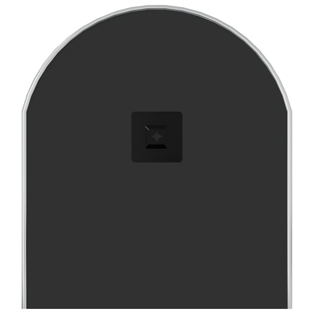 Specchio da Parete Argento 80x35 cm Ovale 348192