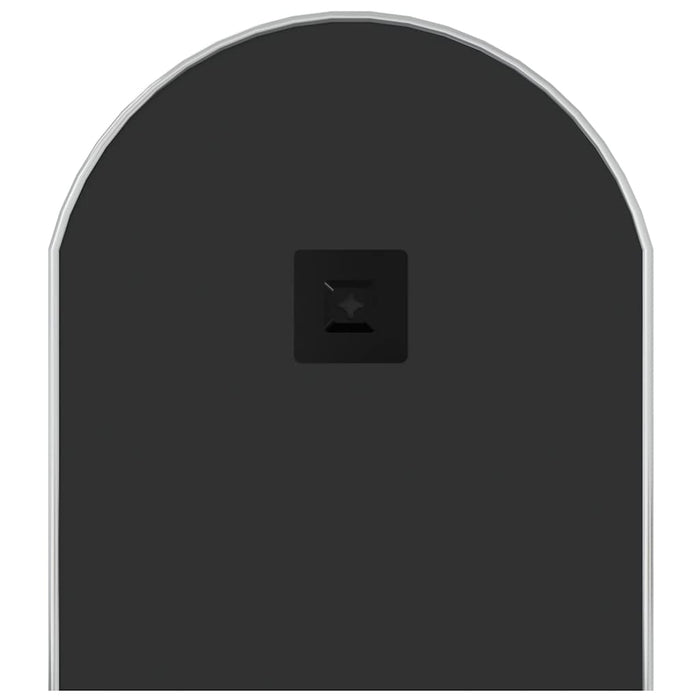 Specchio da Parete Argento 80x35 cm Ovale 348192