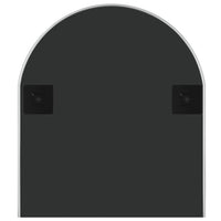 Specchio da Parete Argento 100x45 cm Ovale 348194