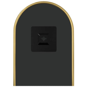 Specchio da Parete Dorato 40x15 cm Ovale 348195