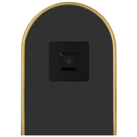 vidaXL Specchio da Parete Dorato 40x15 cm Ovale