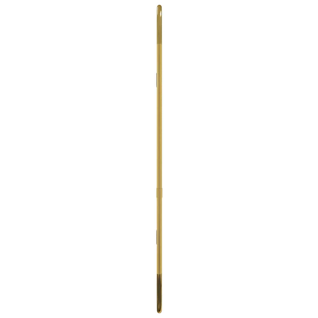 Specchio da Parete Dorato 60x25 cm Ovale 348197