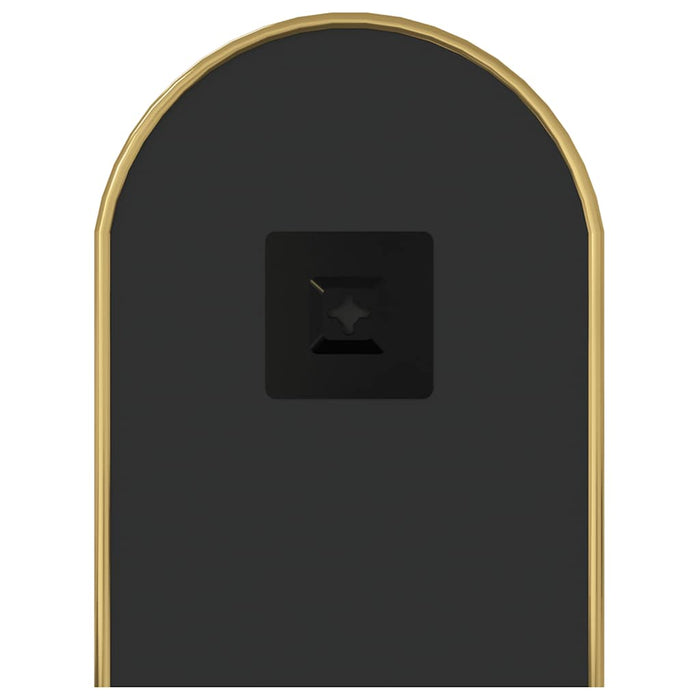 Specchio da Parete Dorato 60x25 cm Ovale 348197