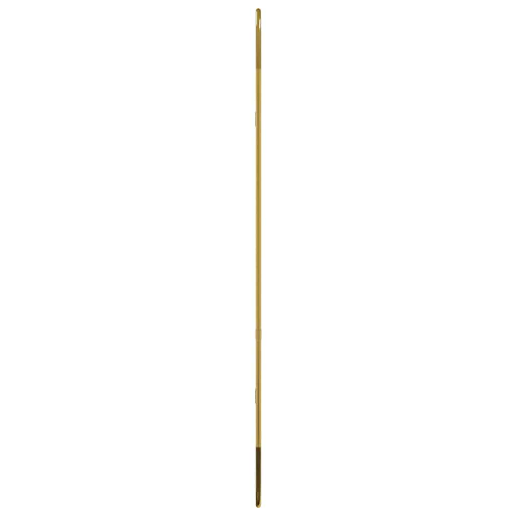 Specchio da Parete Dorato 80x35 cm Ovale 348199