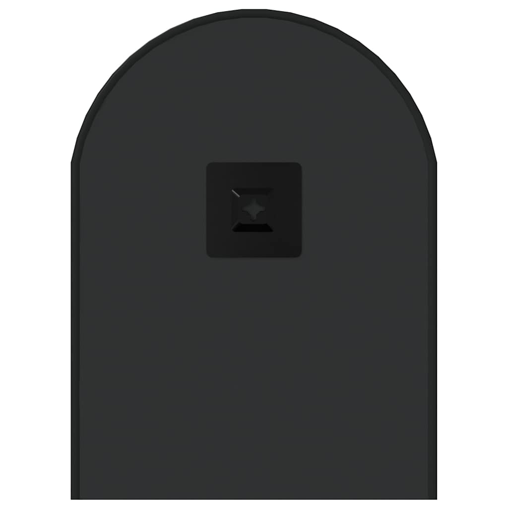 Specchio da Parete-Specchio a Muro-Specchio Decorativo Nero 60x25 cm Ovale