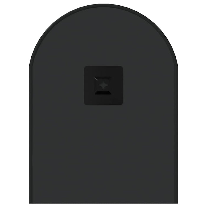 Specchio da Parete-Specchio a Muro-Specchio Decorativo Nero 60x25 cm Ovale