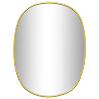 Specchio da Parete Dorato 40x30 cm 348216