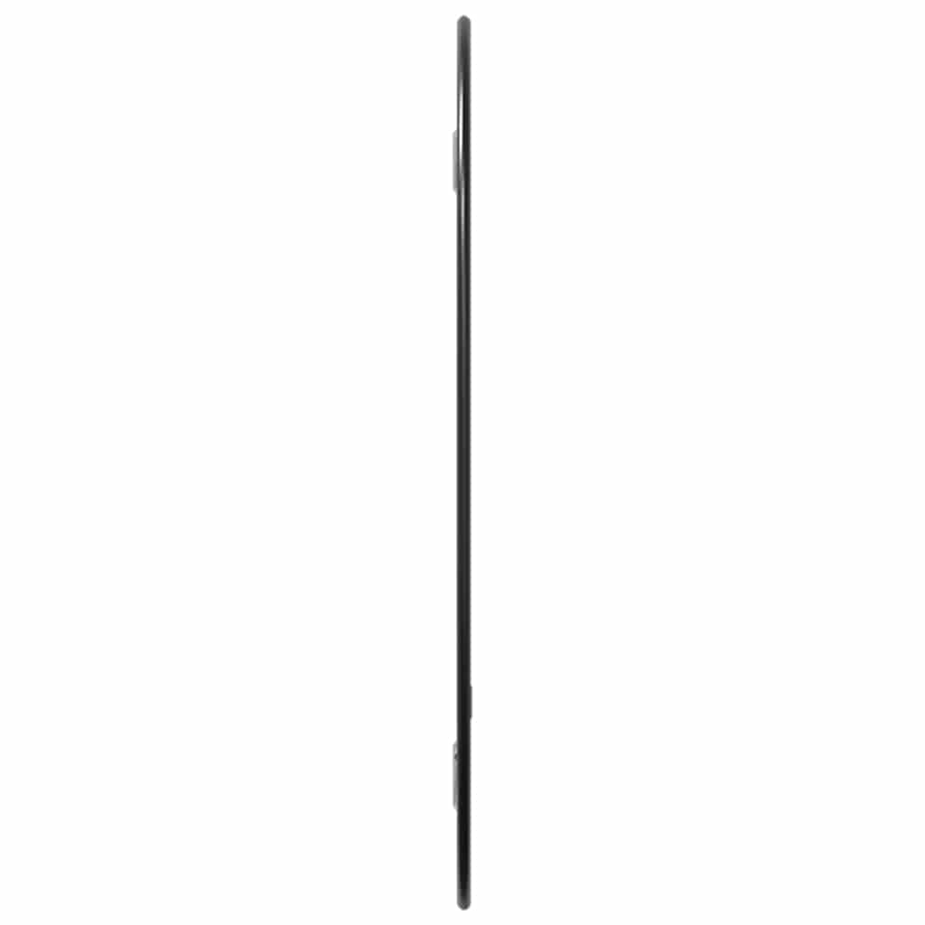 Specchio da Parete-Specchio a Muro-Specchio Decorativo Nero 30x25 cm