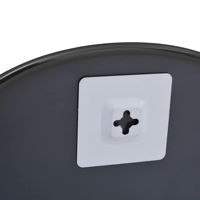 Specchio da Parete-Specchio a Muro-Specchio Decorativo Nero 30x25 cm