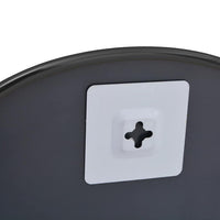 Specchio da Parete Nero 30x25 cm 348221