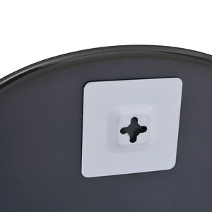 Specchio da Parete Nero 30x25 cm 348221