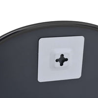 Specchio da Parete Nero 50x35 cm 348223