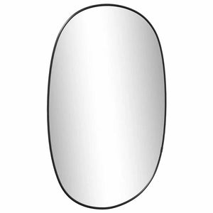 Specchio da Parete Nero 60x40 cm 348224