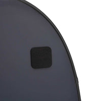 Specchio da Parete-Specchio a Muro-Specchio Decorativo Nero 80x50 cm