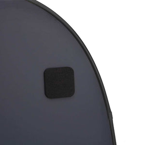 Specchio da Parete-Specchio a Muro-Specchio Decorativo Nero 80x50 cm