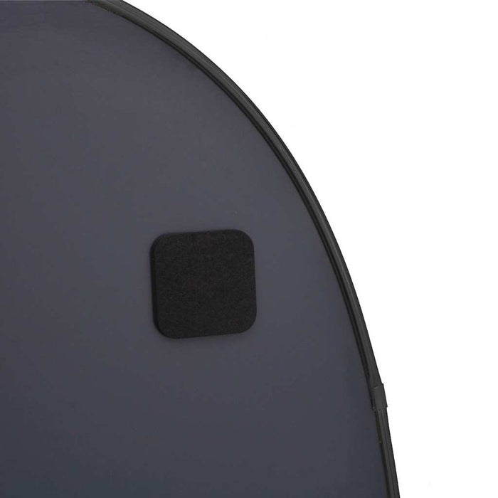 Specchio da Parete-Specchio a Muro-Specchio Decorativo Nero 80x50 cm