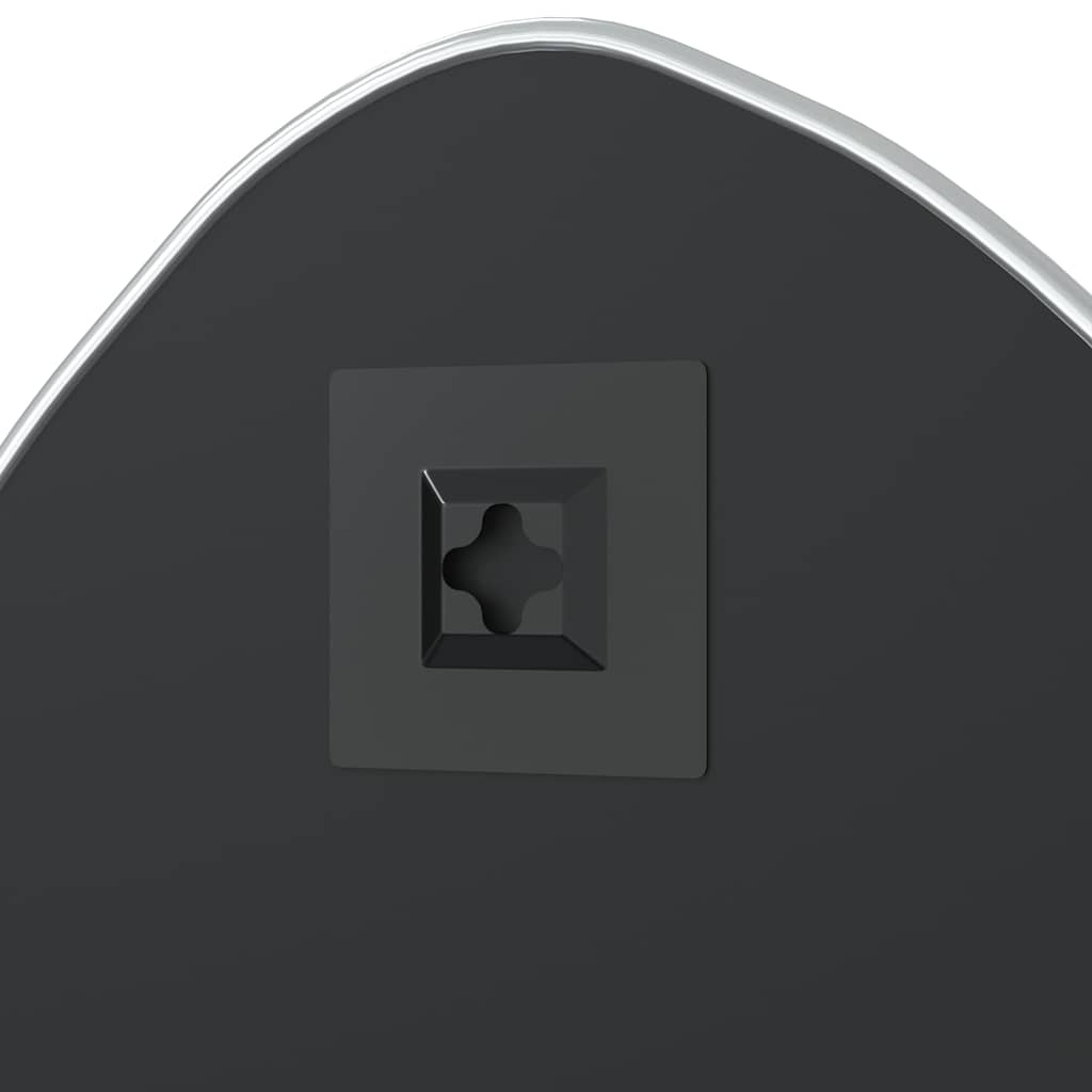 Specchio da Parete-Specchio a Muro-Specchio Decorativo Argento 50x40 cm