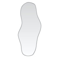 Specchio da Parete Argento 80x35 cm 348256
