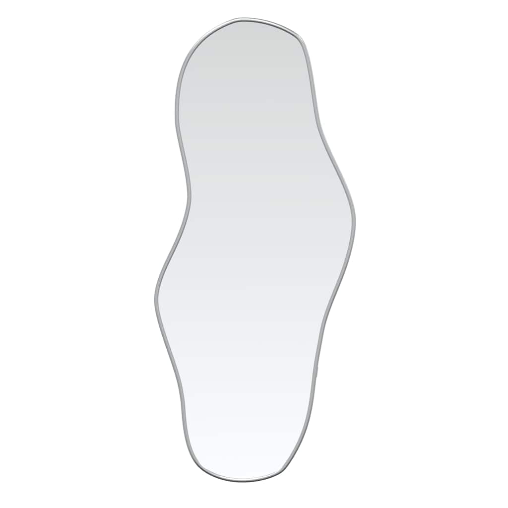 Specchio da Parete Argento 90x40 cm 348257