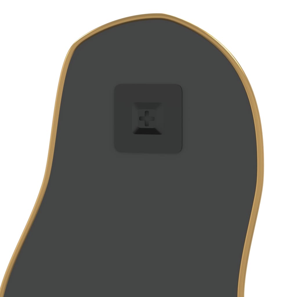 Specchio da Parete Dorato 80x35 cm 348261