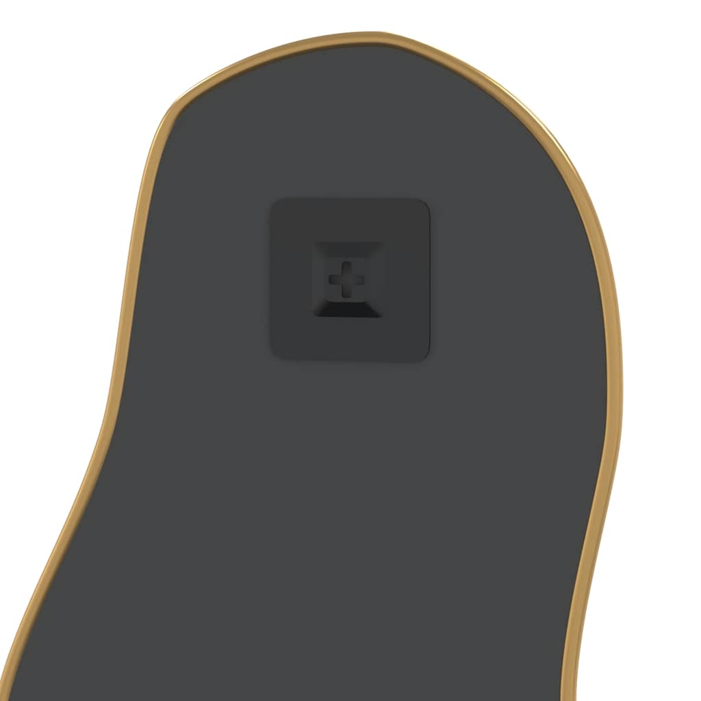 Specchio da Parete-Specchio a Muro-Specchio Decorativo Dorato 80x35 cm