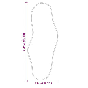Specchio da Parete Dorato 100x45 cm 348263