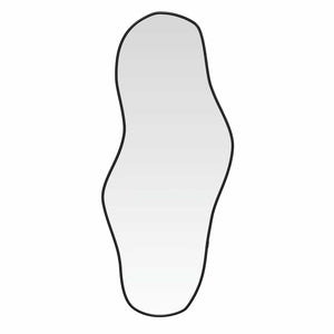 Specchio da Parete-Specchio a Muro-Specchio Decorativo Nero 70x30 cm