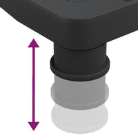 Supporto per Monitor Nero 33,5x34x10,5 cm