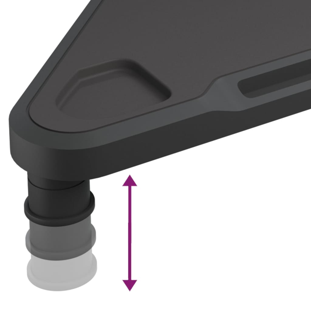 Supporto per monitor angolare 49 x 28 x 10,5 cm nero 02_0029220