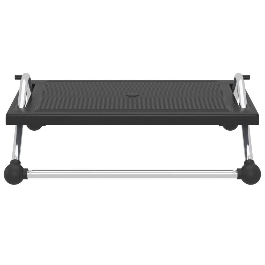 Poggiapiedi Nero 45x40x13,5 cm