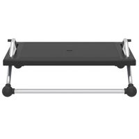 Poggiapiedi Nero 45x40x13,5 cm