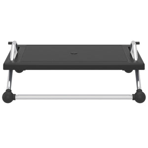 Poggiapiedi Nero 45x40x13,5 cm